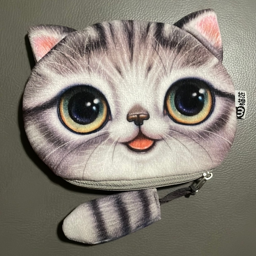 Miwo x-dolls cat coin purse/ wallet